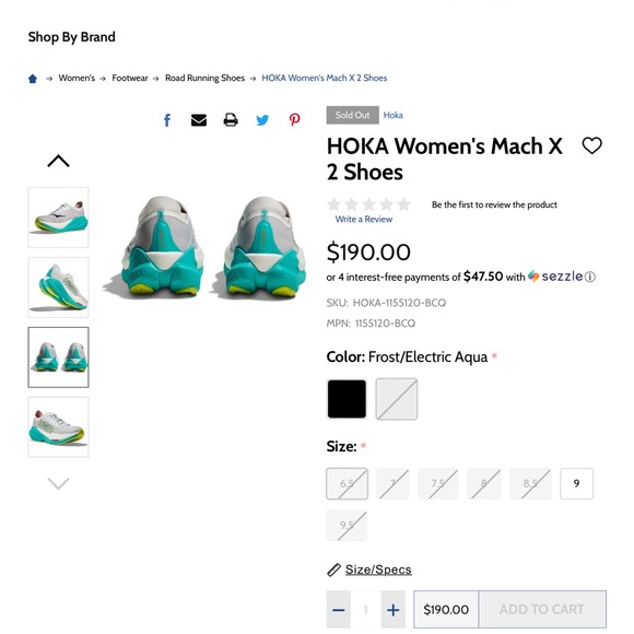 HOKA Mach X 2 New In Box Women’s - Picture 11 of 14